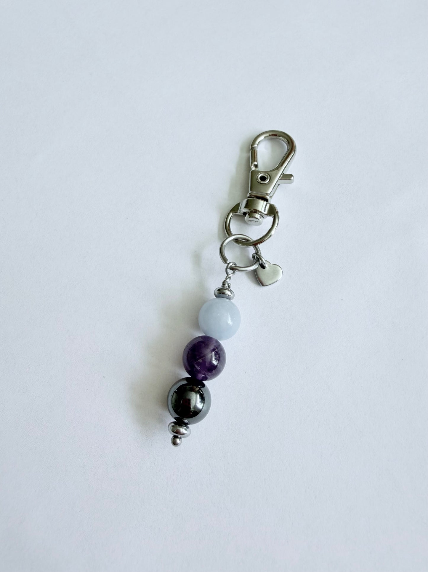 Overwhelm Crystal Healing Keyring