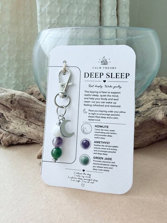 Deep Sleep Crystal Healing Keyring