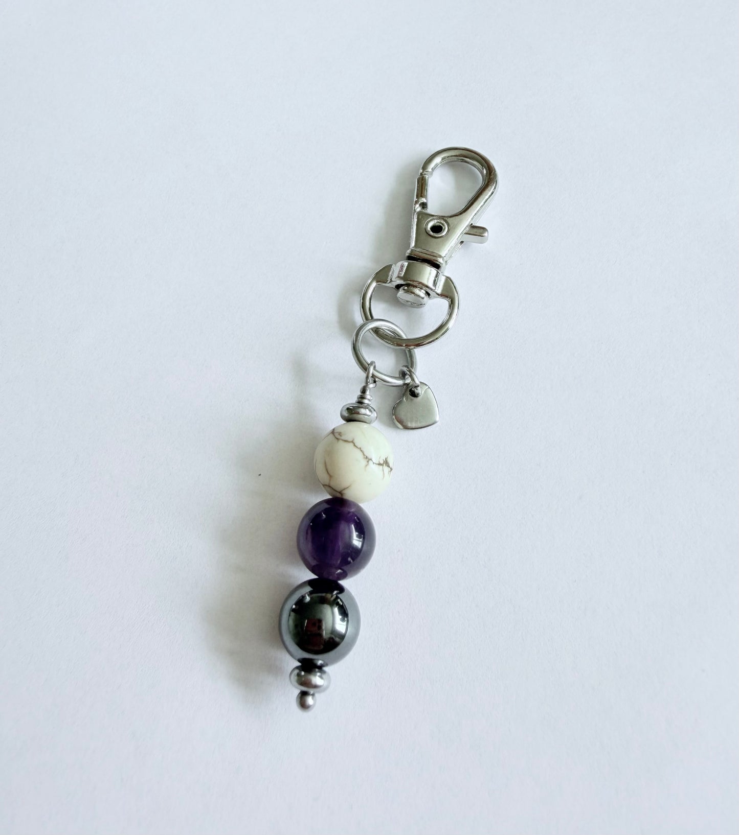 Overthinking Support Crystal Healing Keyring