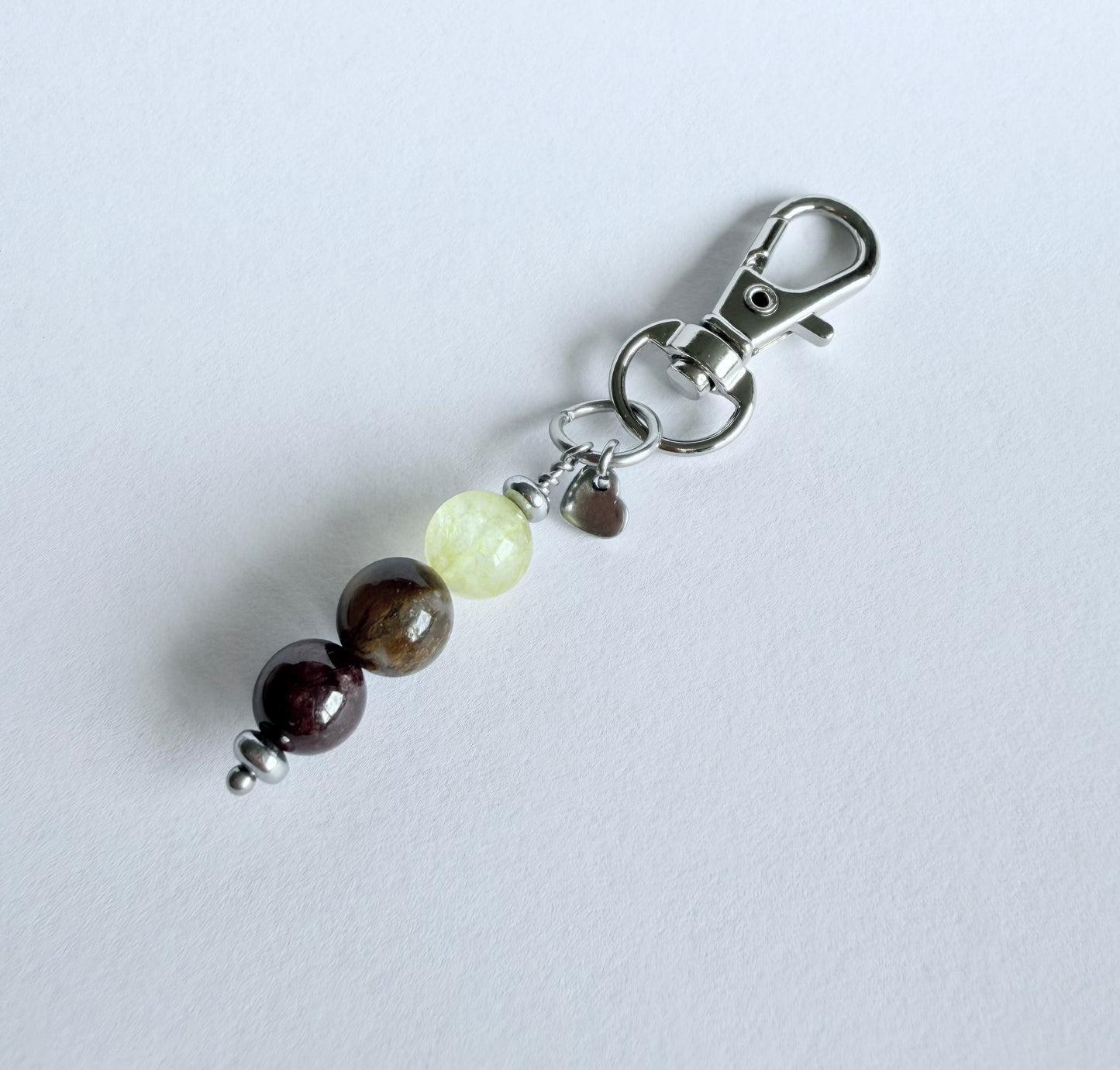 Success Crystal Healing Gemstone Keyring